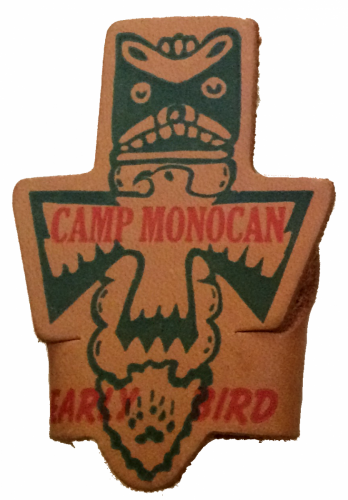 Camp Monocan Early Bird Neckerchief Slide