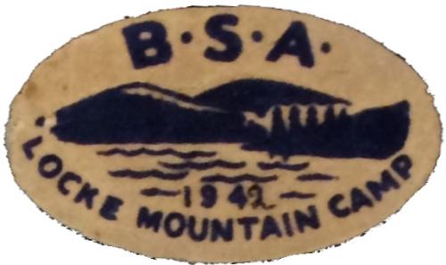 1942 Locke Mountain Camp patch